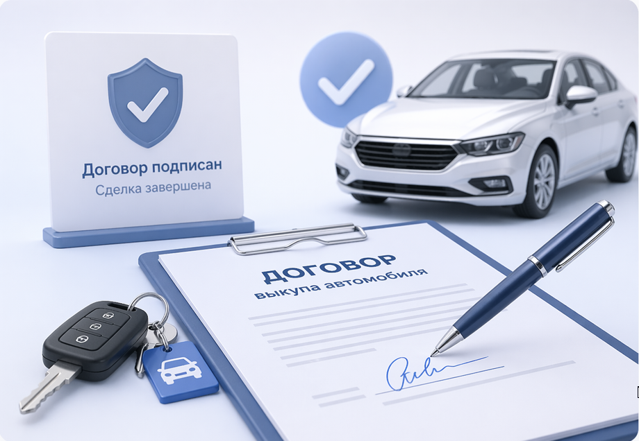 Юридически чистое оформление договора выкупа автомобиля
